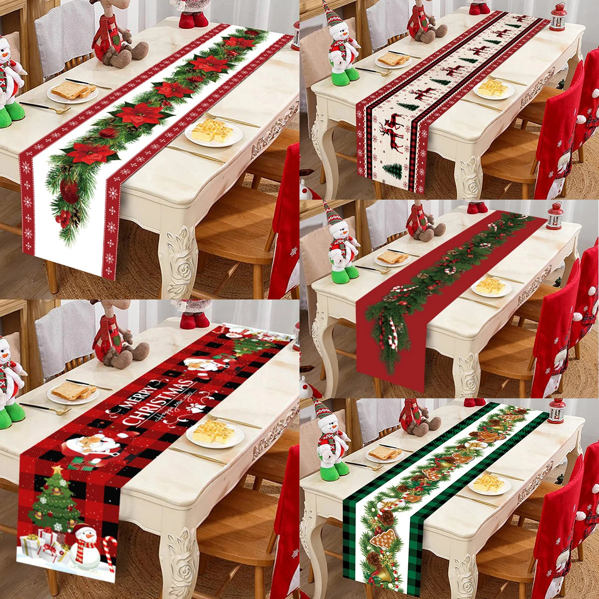 Festive Christmas Table Runner for Holiday Cheer