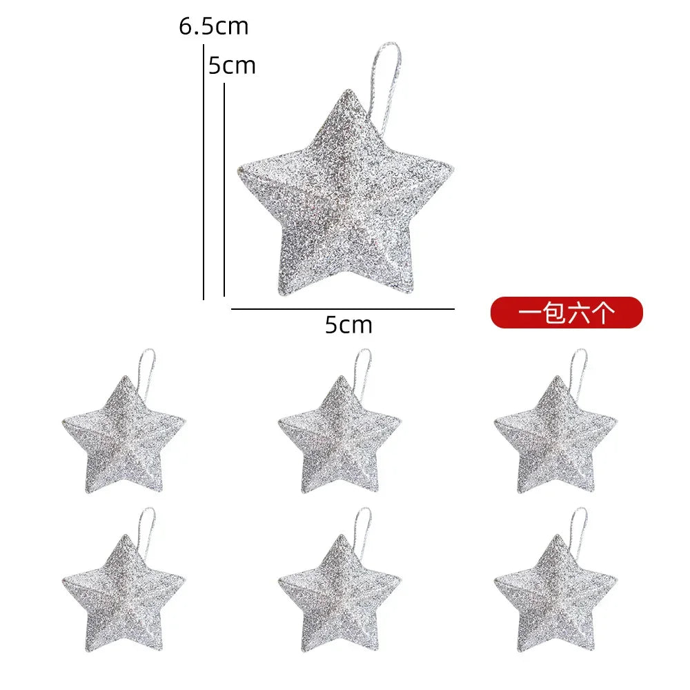 Elegant Gold Star Pendant for Christmas Trees - Image 17