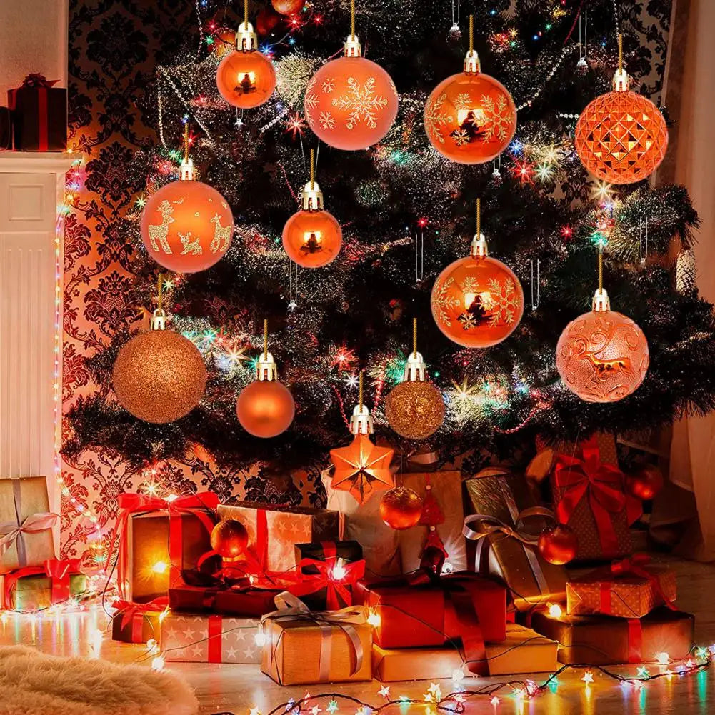 Versatile Shatterproof Christmas Ball Ornament Set - Image 9