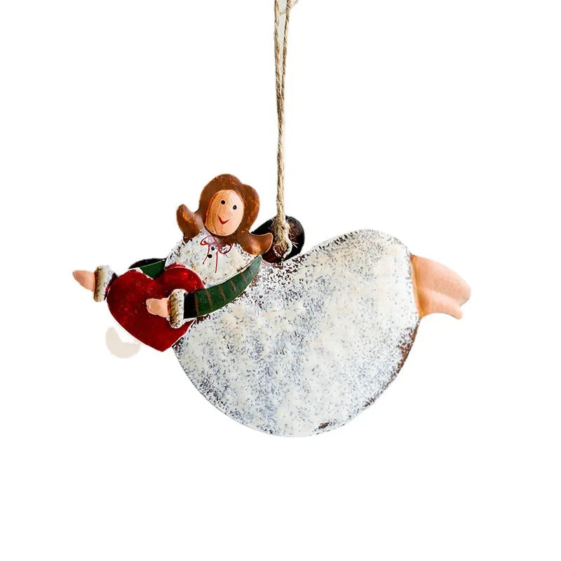 Charming Vintage Christmas Iron Pendant Ornaments - Image 47