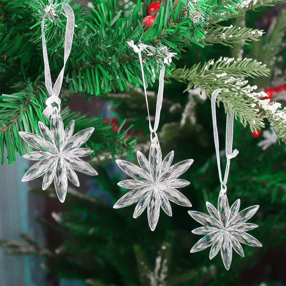 Sparkling Snowflake Ornaments for Festive Home Decor - Image 10