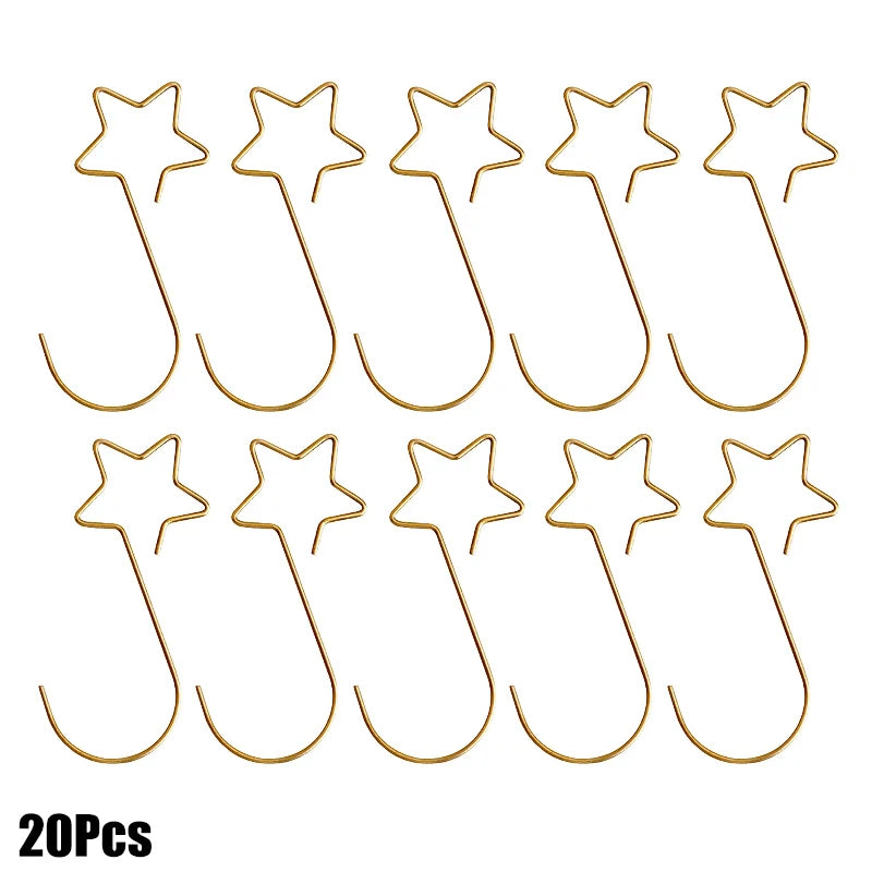 Charming S-Shaped Metal Hooks for Christmas Ornaments - Image 16