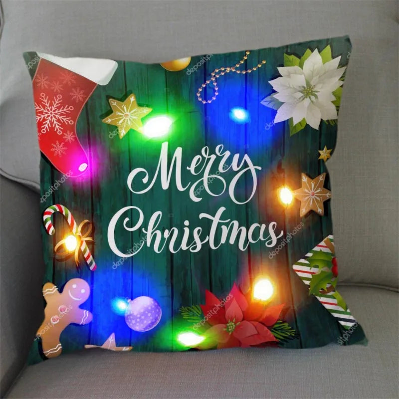 Christmas Glow Pillowcase with Santa - Cozy Decor - Image 4