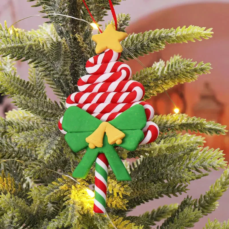 Charming Resin Santa Claus Tree Ornaments for Christmas - Image 9