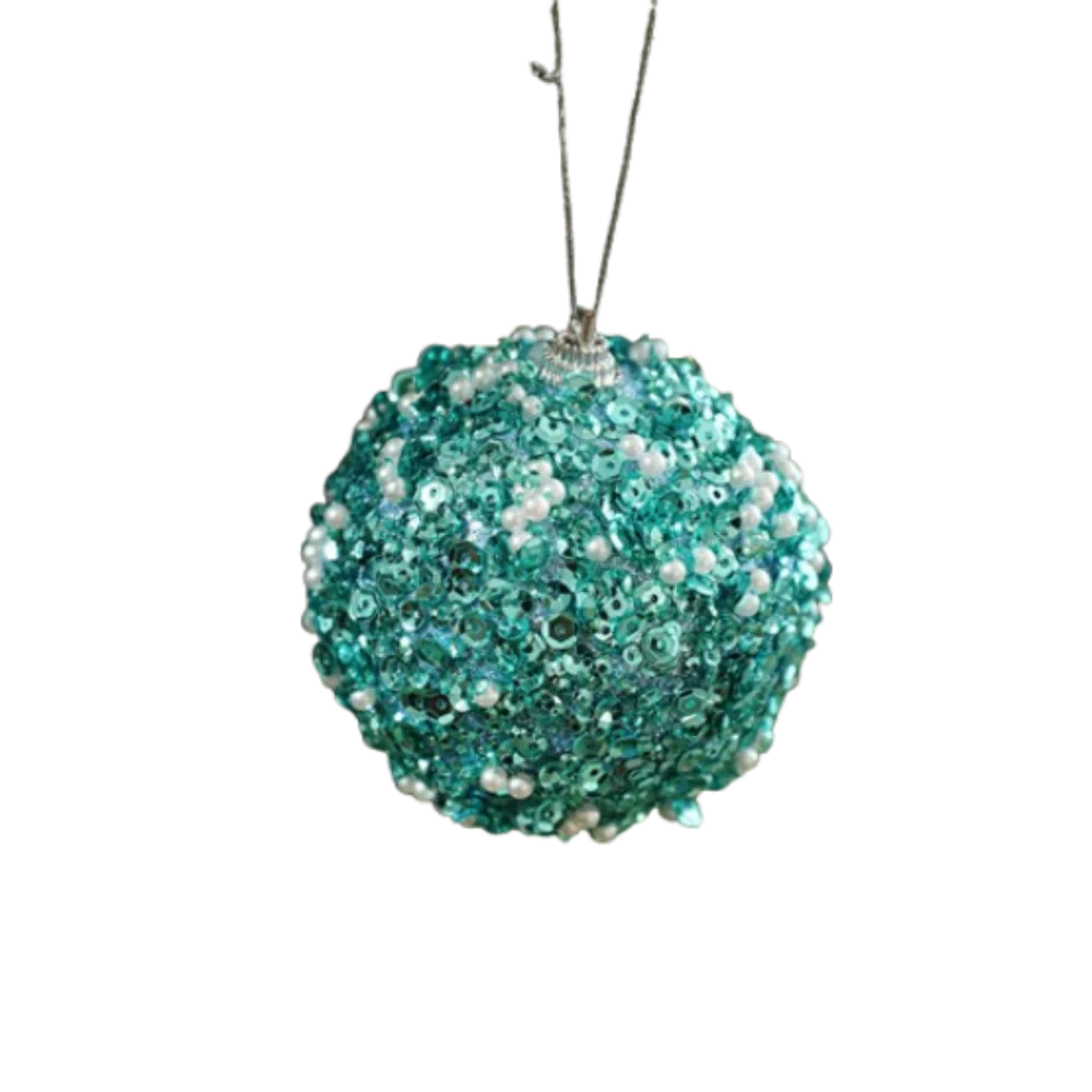 Colorful Shatterproof Sequin Christmas Ball Ornaments - Image 10