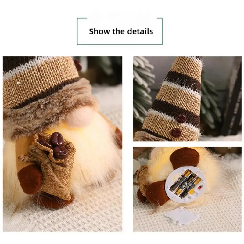 Charming Faceless Rudolph Gnome Christmas Ornament - Image 16