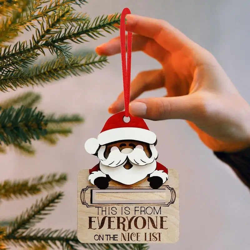 Creative Christmas Cash Holder & Santa Ornaments - Image 5