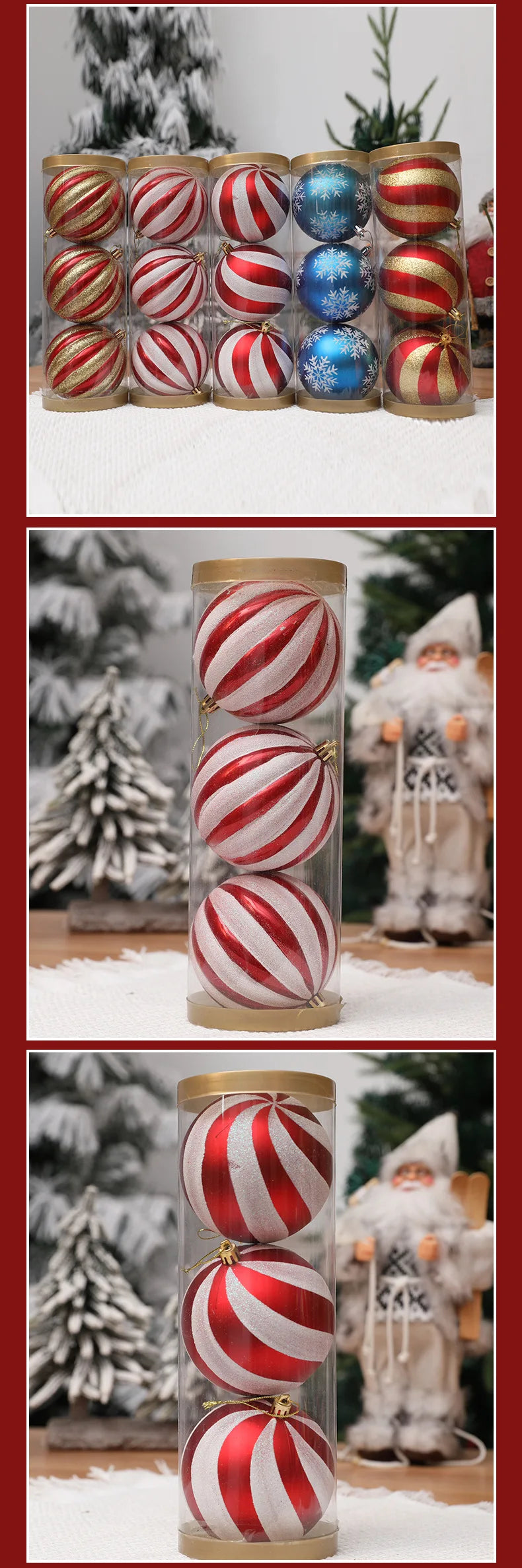 Festive Big Pumpkin Christmas Ornament Set - 1-3pcs - Image 30