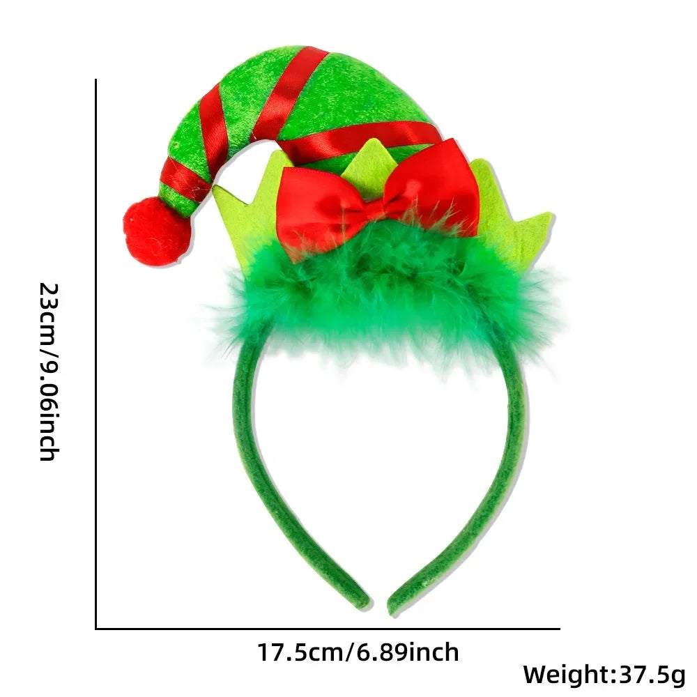 Festive Christmas Antler Headband for Holiday Cheer - Image 11