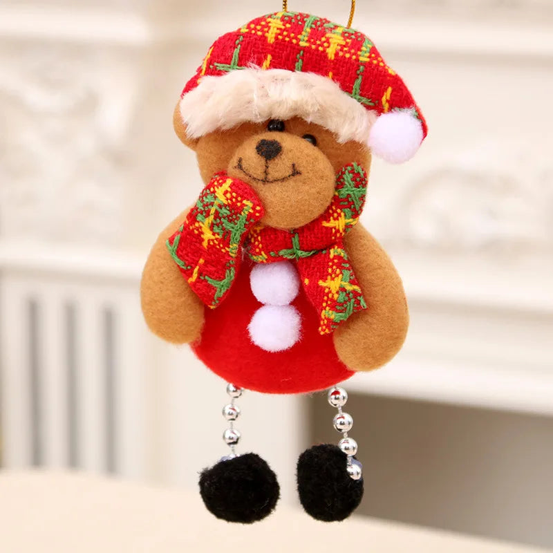 Charming Resin Santa Claus Tree Ornaments for Christmas - Image 2