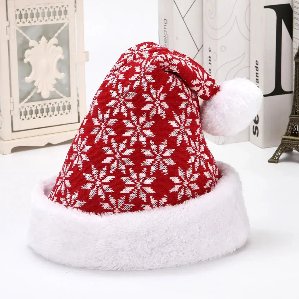 Cozy Velvet Christmas Elk Hat for Winter Cheer - Image 8