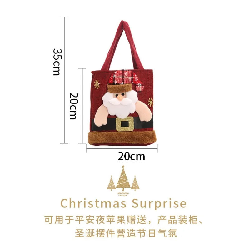 Festive Xmas Gift Bags: Santa, Snowman & Friends - Image 21