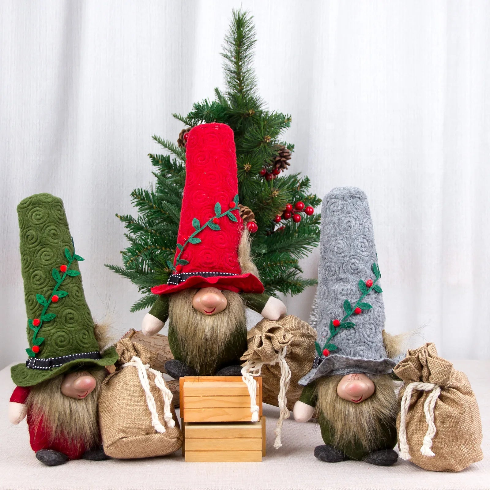 Charming Gnome Doll Ornament for Christmas Tables - Image 7