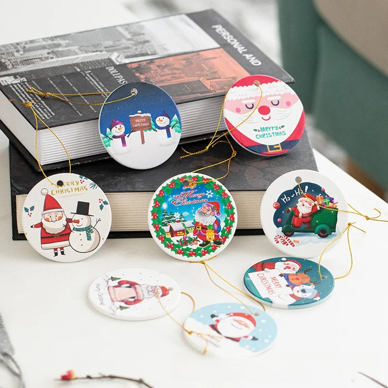 Custom Round Hanging Christmas Ornaments - Perfect Holiday Decor - Image 10