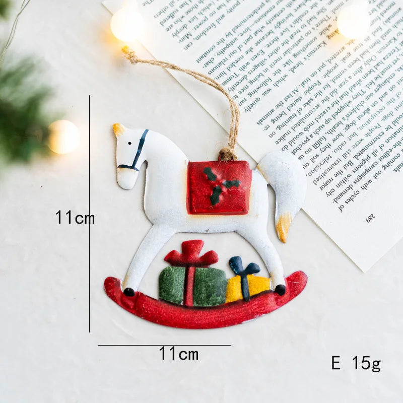 Charming Wrought Iron Christmas Tree Ornaments - Image 14