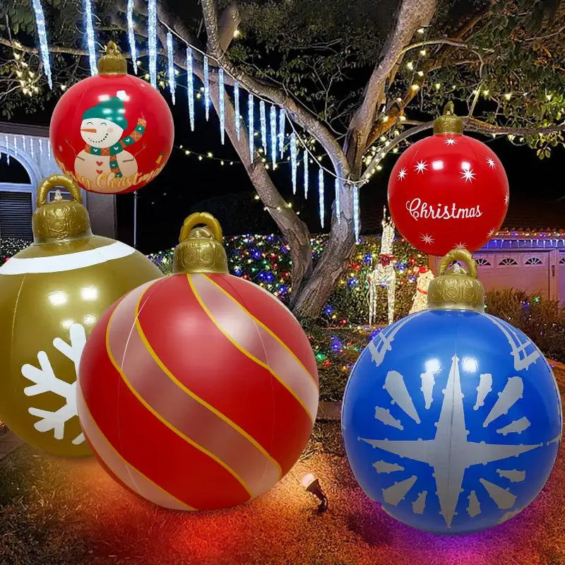 Giant 60cm Inflatable Christmas Ornament Ball - Image 5