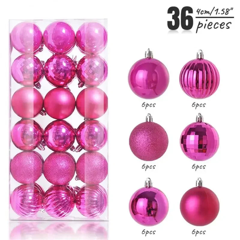 Unbreakable Christmas Ball Ornaments Set - Festive Decor - Image 8