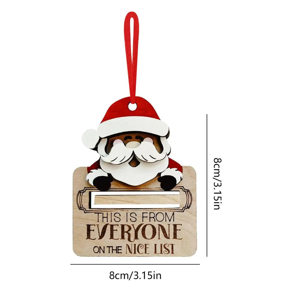 Creative Christmas Cash Holder & Santa Ornaments - Image 8