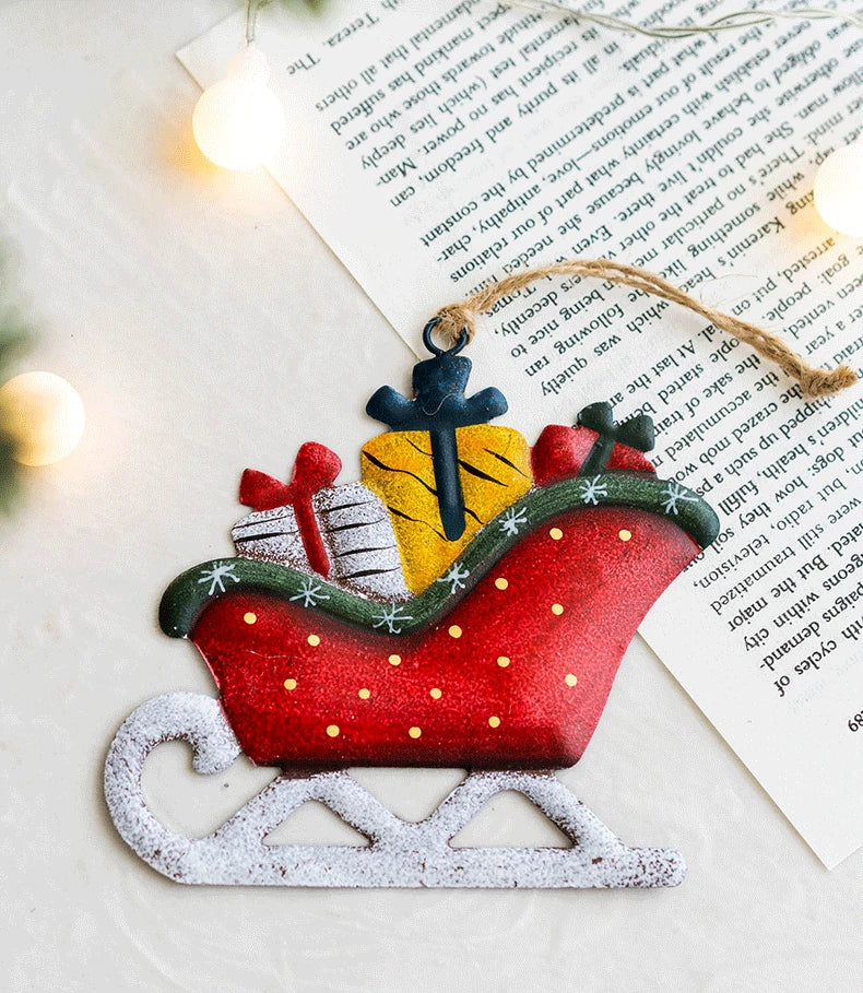 Charming Wrought Iron Christmas Tree Ornaments - Image 24