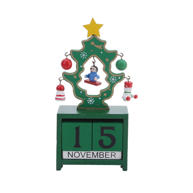 Festive Wooden Countdown Calendar - Santa & Friends - Image 24