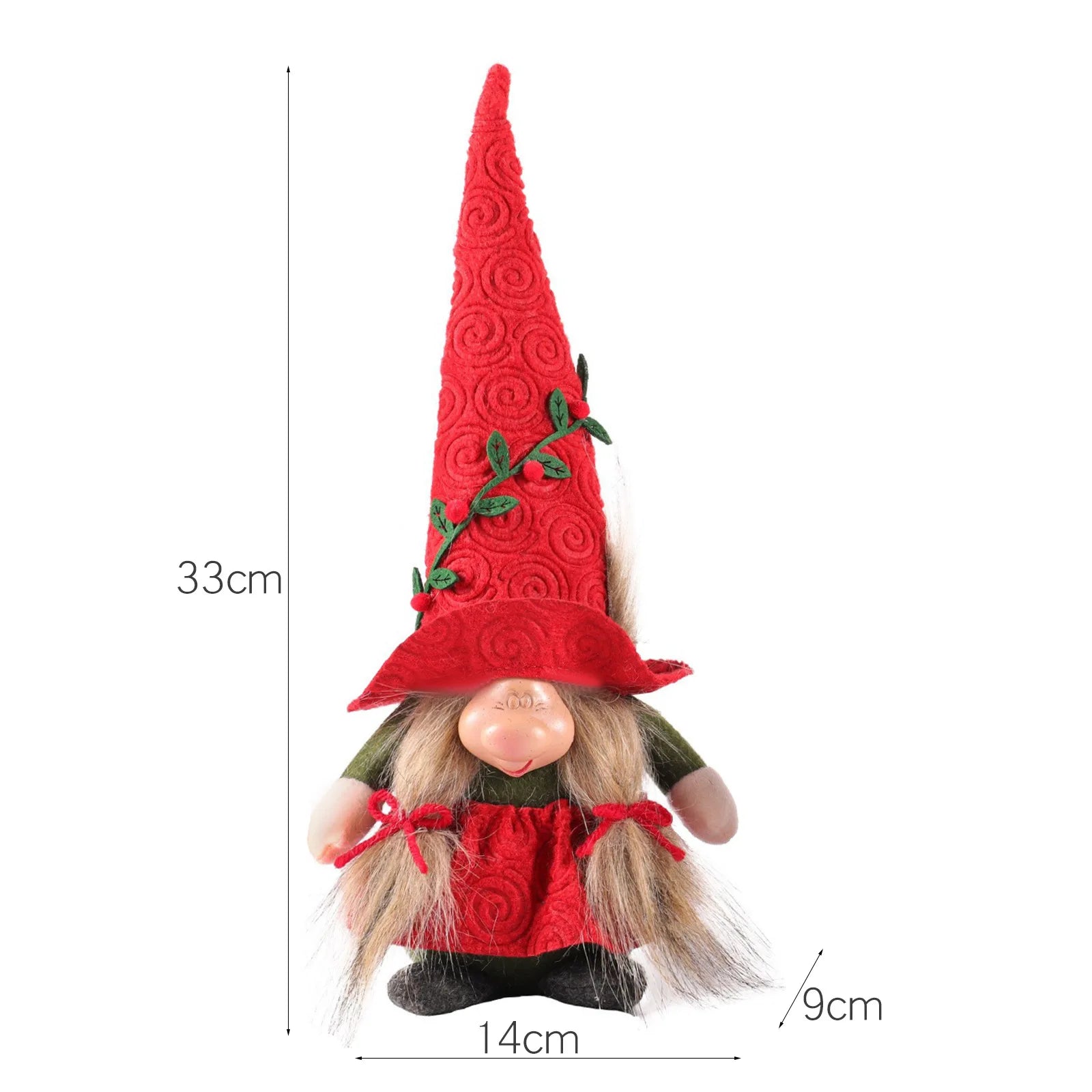 Charming Gnome Doll Ornament for Christmas Tables - Image 3