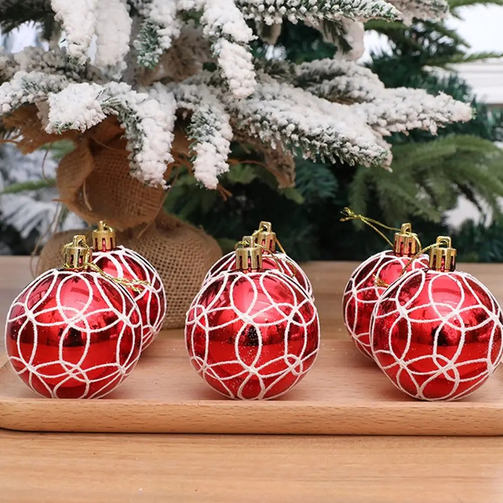 6-Piece Mini Cartoon Christmas Baubles Set - Image 17