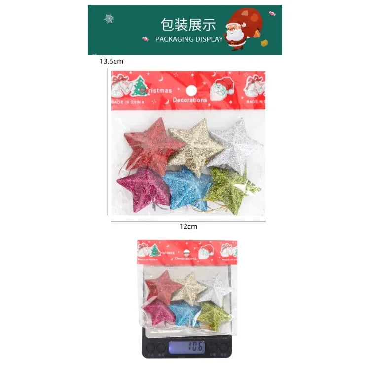 Elegant Gold Star Pendant for Christmas Trees - Image 13