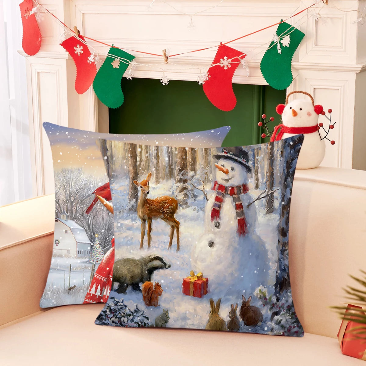 Christmas Cushion Cover for Festive Home Decor - Image 42
