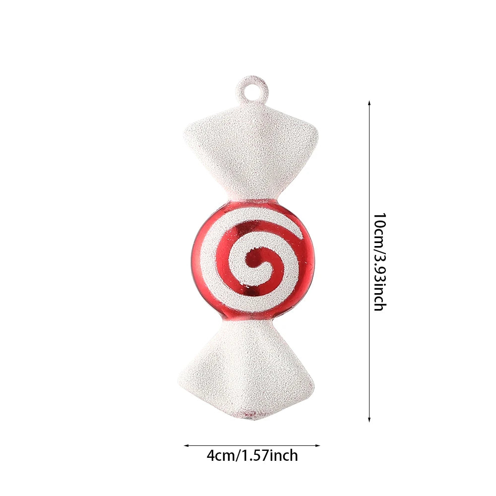 Festive Large Candy Cane Christmas Tree Ornament - Image 7