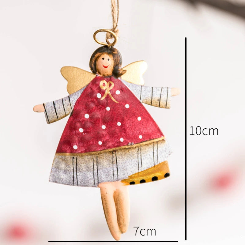 Charming Vintage Christmas Iron Pendant Ornaments - Image 29