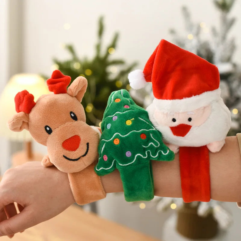 Adorable Christmas Elk & Snowman Decor Bracelet