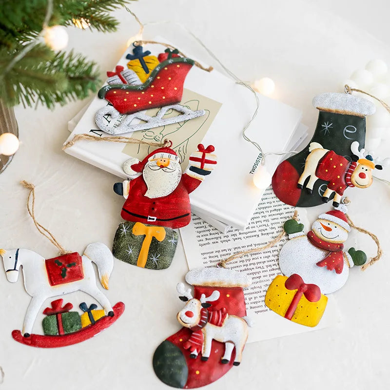 Charming Wrought Iron Christmas Tree Ornaments - Image 25