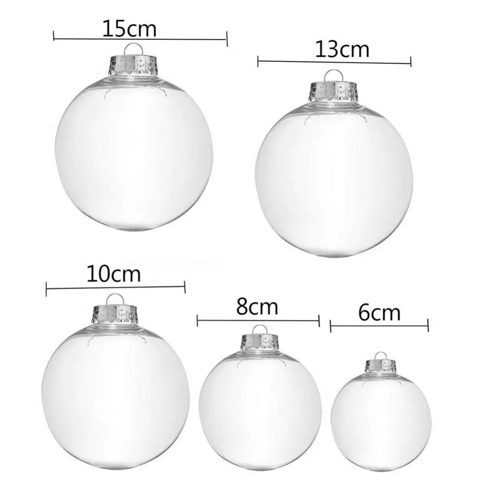 Transparent Fillable Christmas Baubles for Festive Decor - Image 11