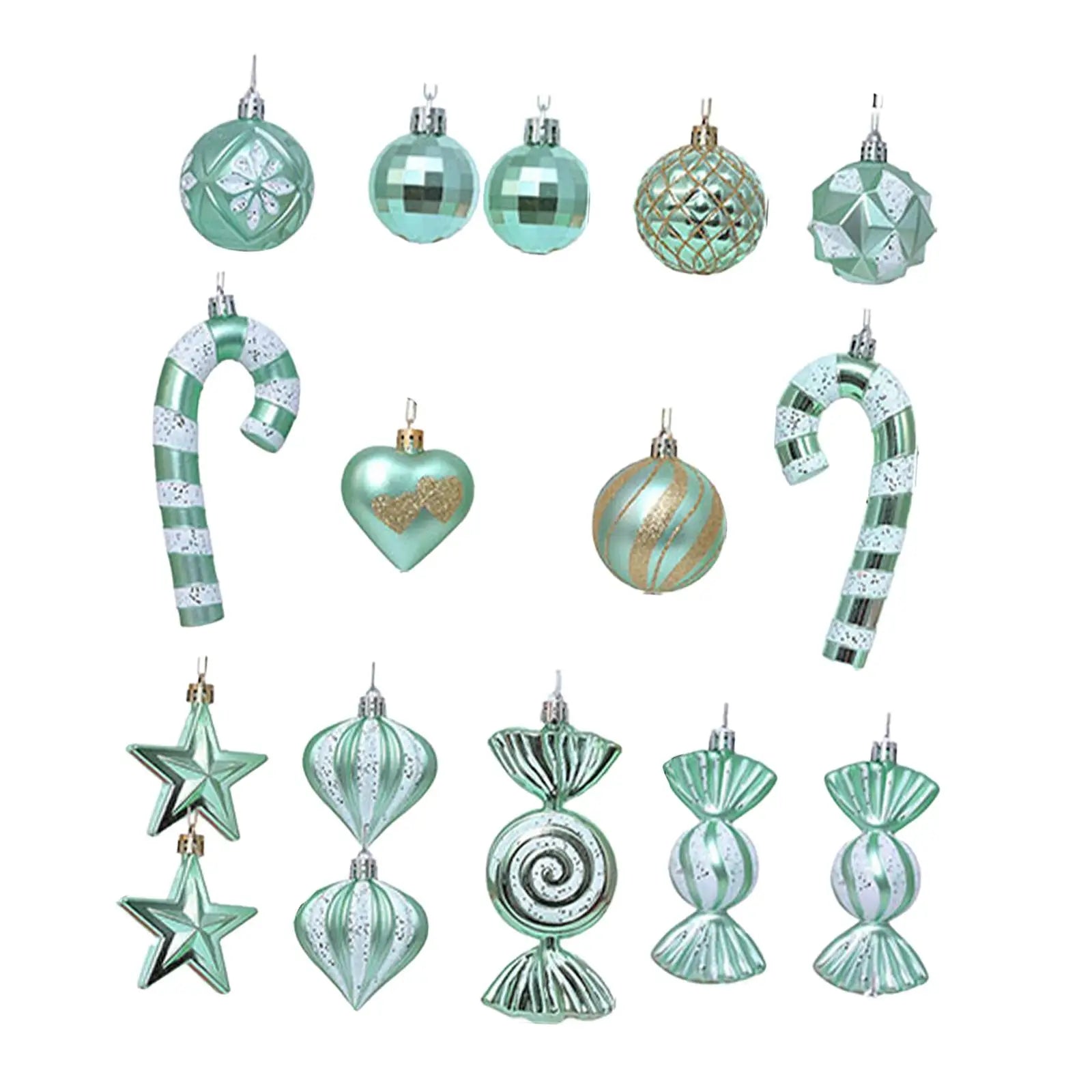 16 Cute Shatterproof Christmas Baubles for Decor - Image 10