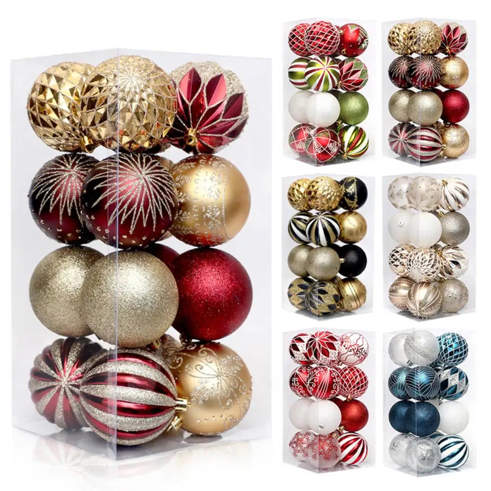 Vibrant Shatterproof Christmas Tree Ornaments – 8cm - Image 9