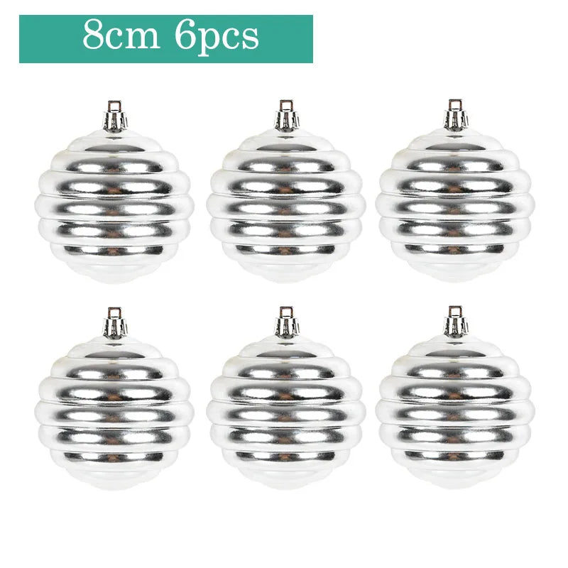 Festive DIY Christmas Tree Decoration Balls - 4-6pcs - Image 18