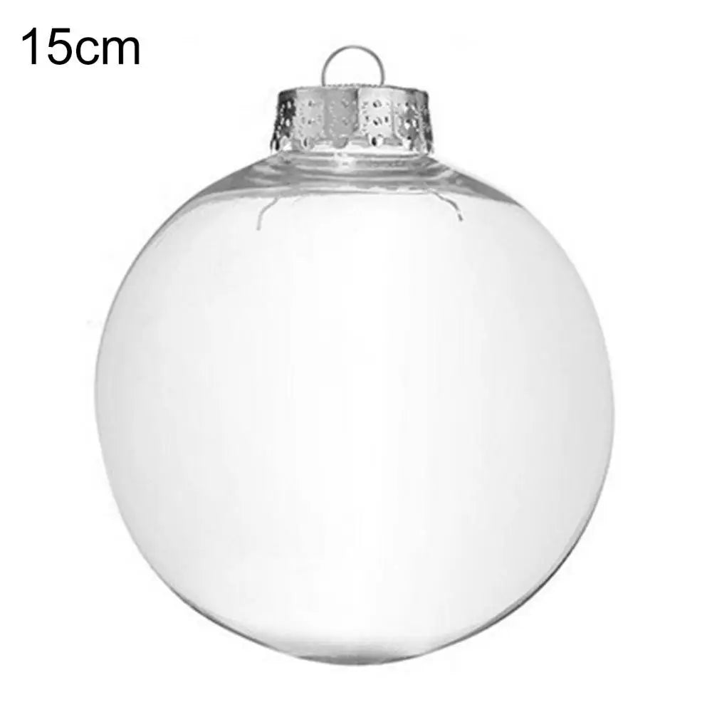 Transparent Fillable Christmas Baubles for Festive Decor - Image 4