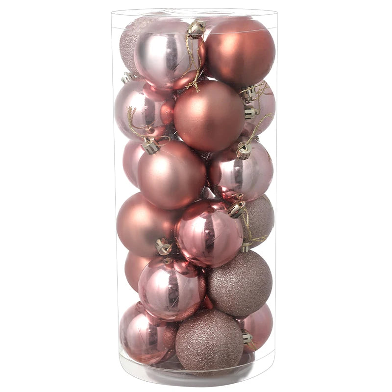 24 Christmas Tree Ornaments - Festive Holiday Decor - Image 18
