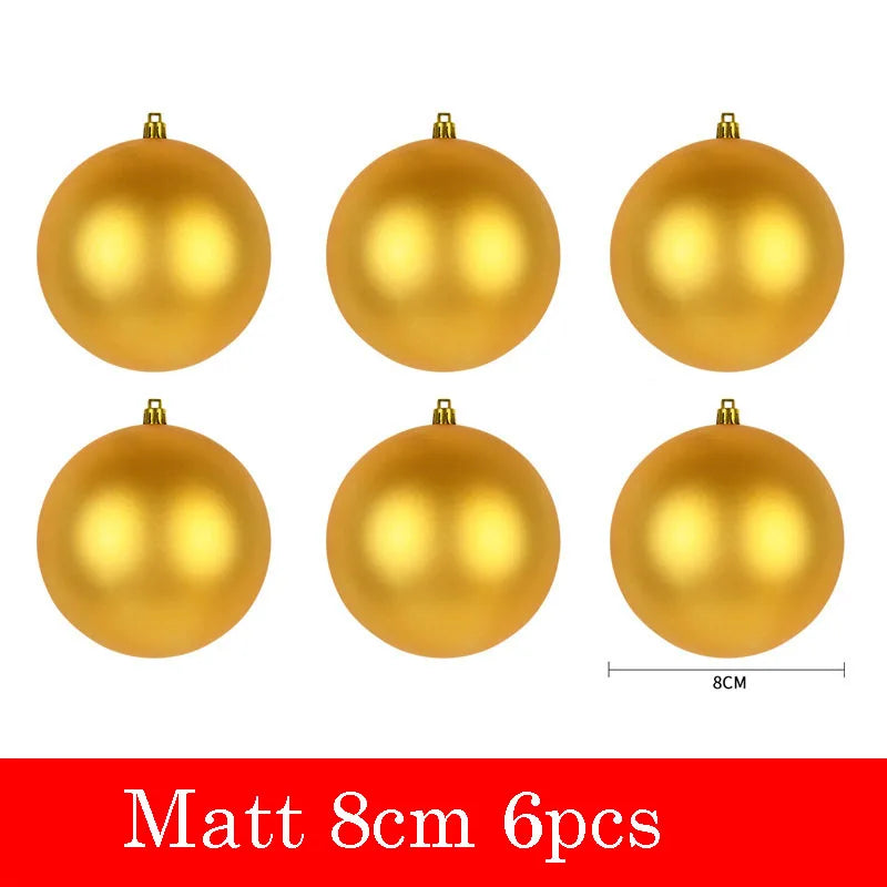 Sparkling Gold Christmas Decorative Hanging Ornaments - Image 11