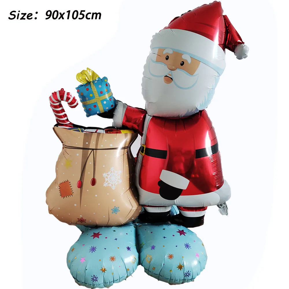 Festive Christmas Balloons: Santa & Elk Decor - Image 12