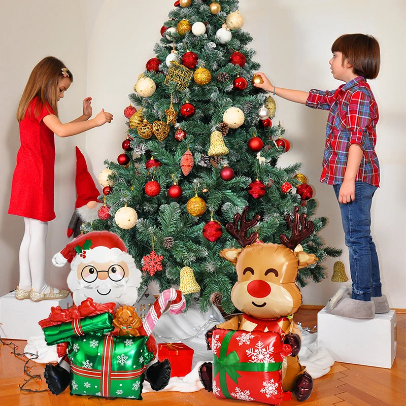 Festive 3D Christmas Elk Santa Balloon Decoration - Image 6
