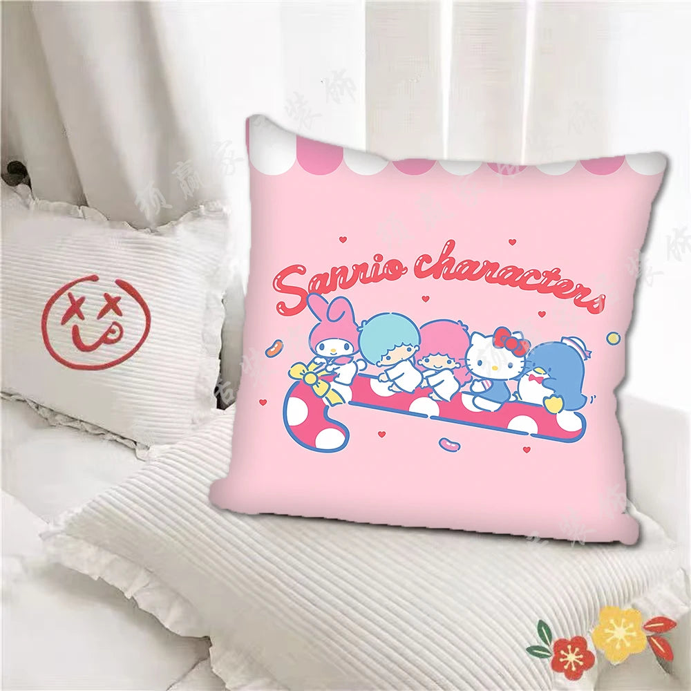 Festive Hello Kitty Pillow Cover for Christmas Cheer - Image 11