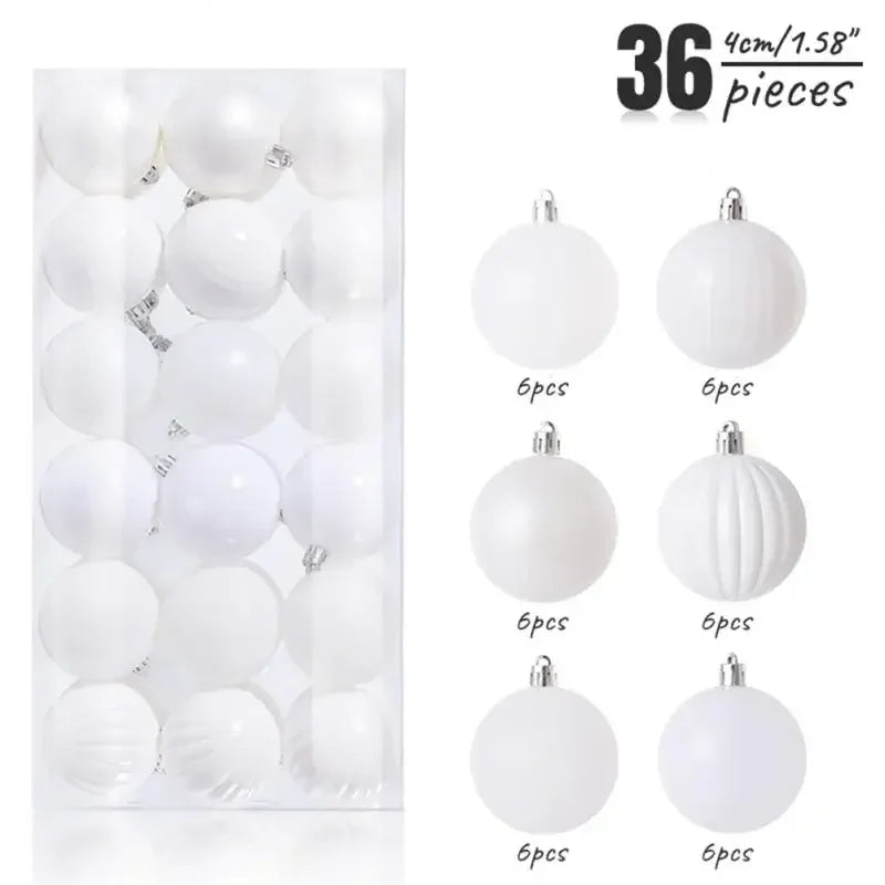 Unbreakable Christmas Ball Ornaments Set - Festive Decor - Image 16
