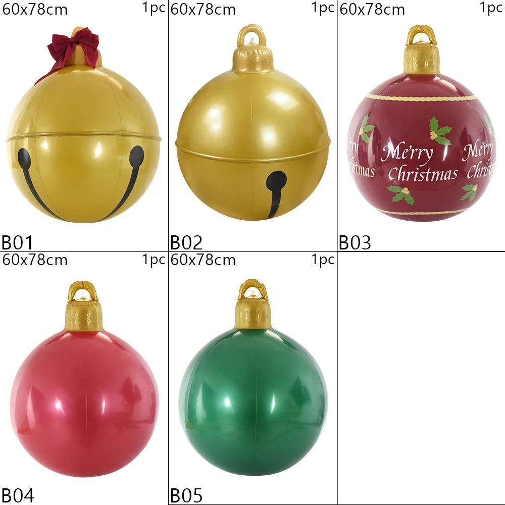 Giant Inflatable Christmas Hanging Ball for Parties - Image 14
