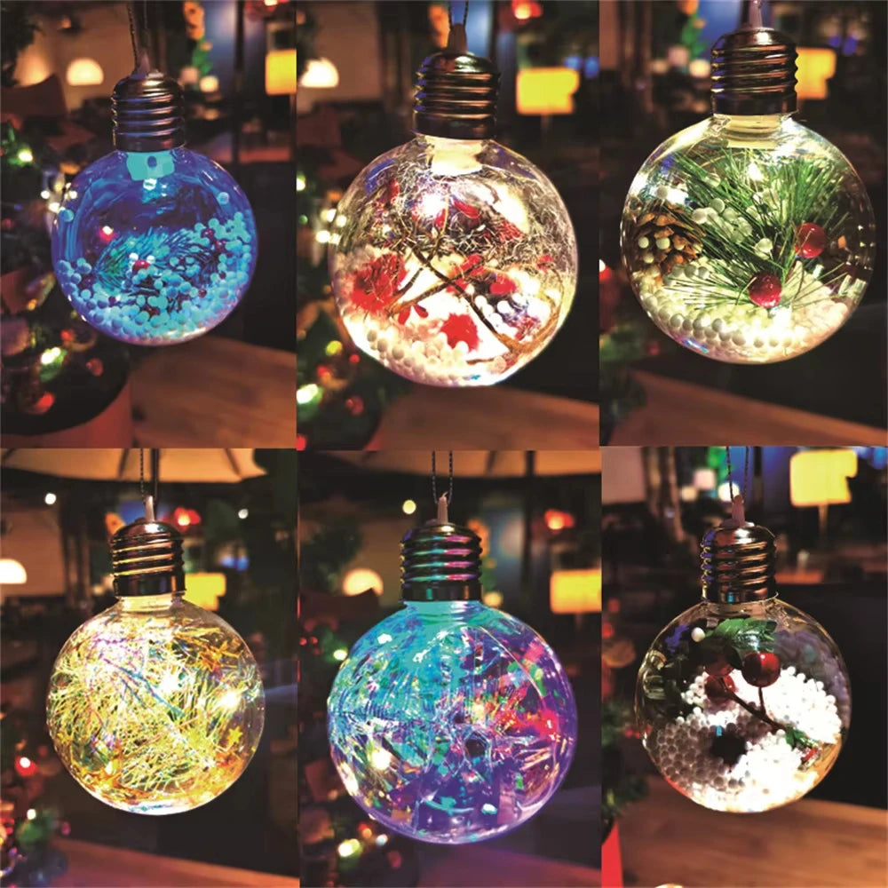 Elegant Transparent Ball Lights for Festive Holiday Decor - Image 4