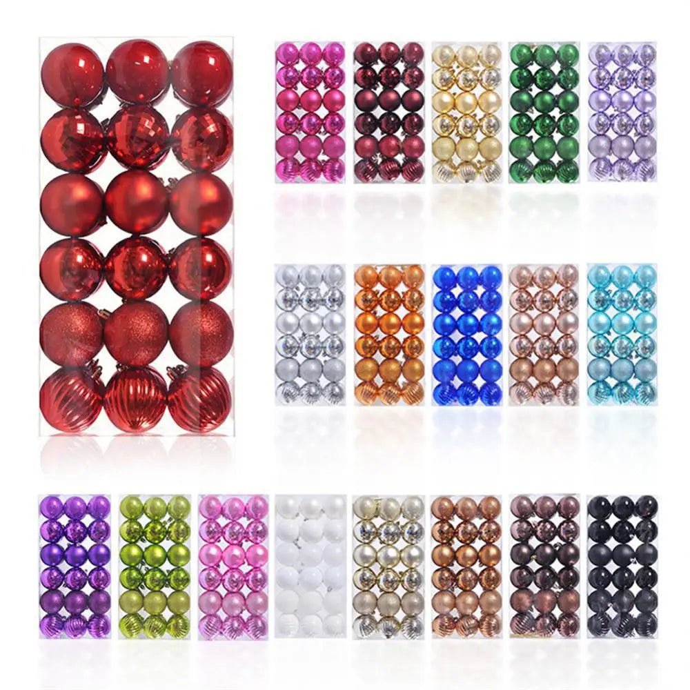 Unbreakable Shatterproof Christmas Baubles Set - Image 36