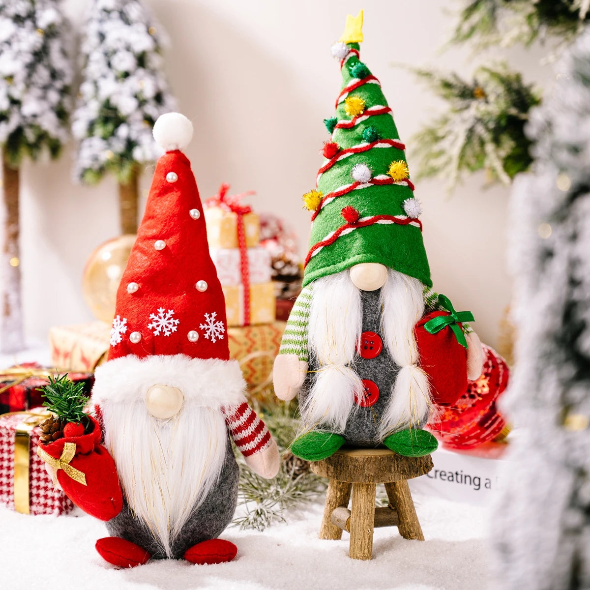 Charming Faceless Gnome Christmas Home Decor - Image 33