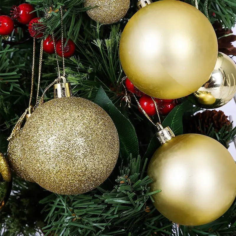 24/72 Pack Mini Electroplated Christmas Tree Ornaments - Image 6