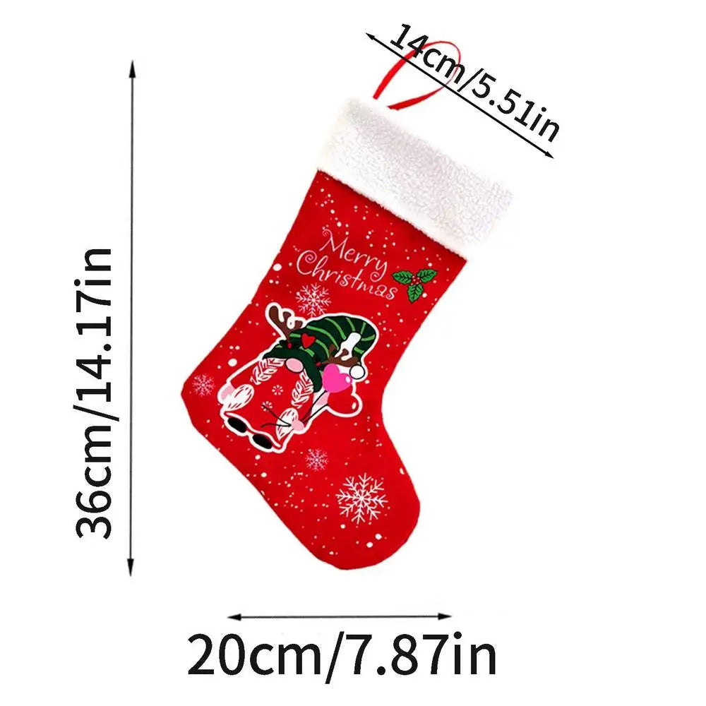 Charming Santa Gnome Christmas Stockings for Festive Cheer - Image 7