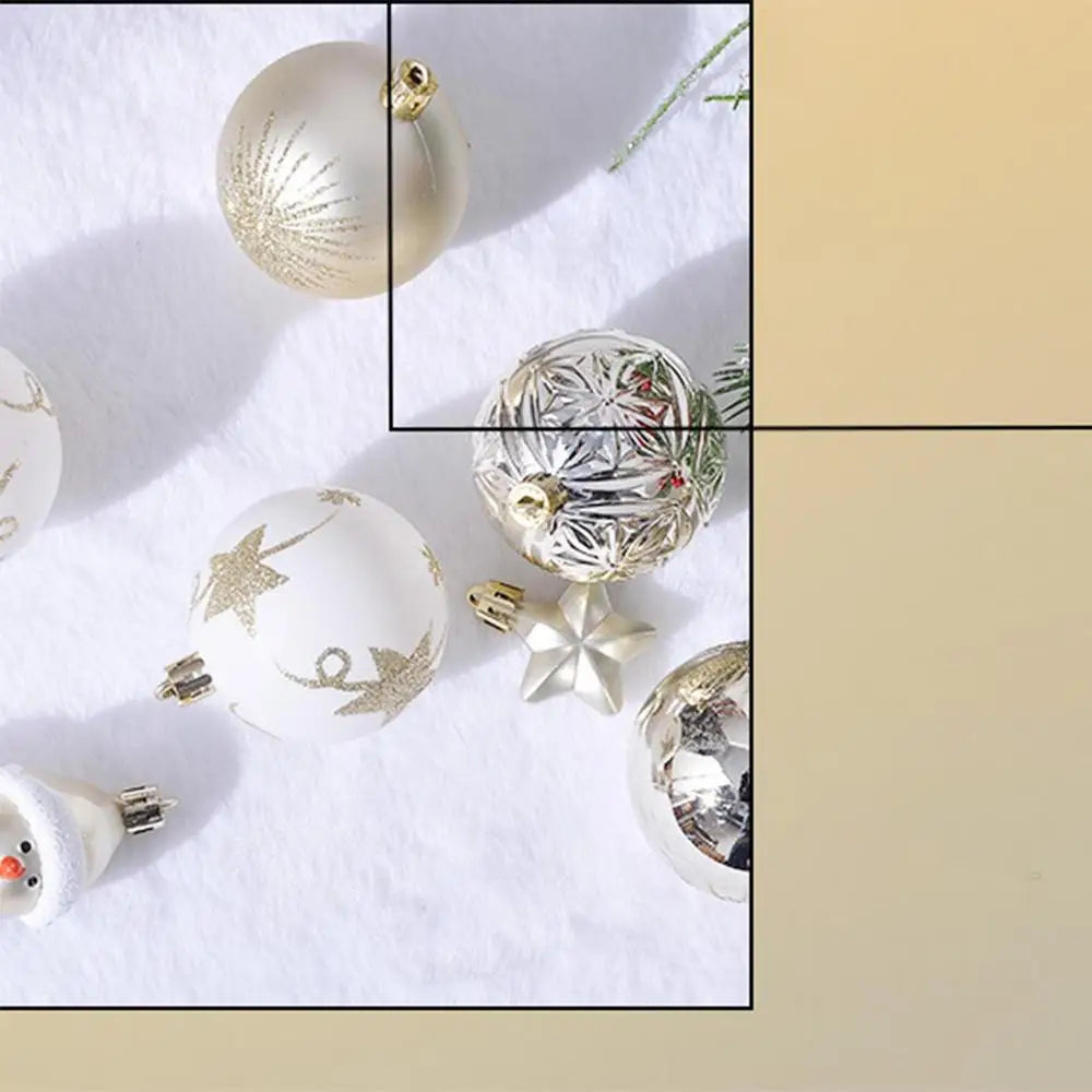 70-Piece Shatterproof Christmas Tree Ornament Set - Image 7